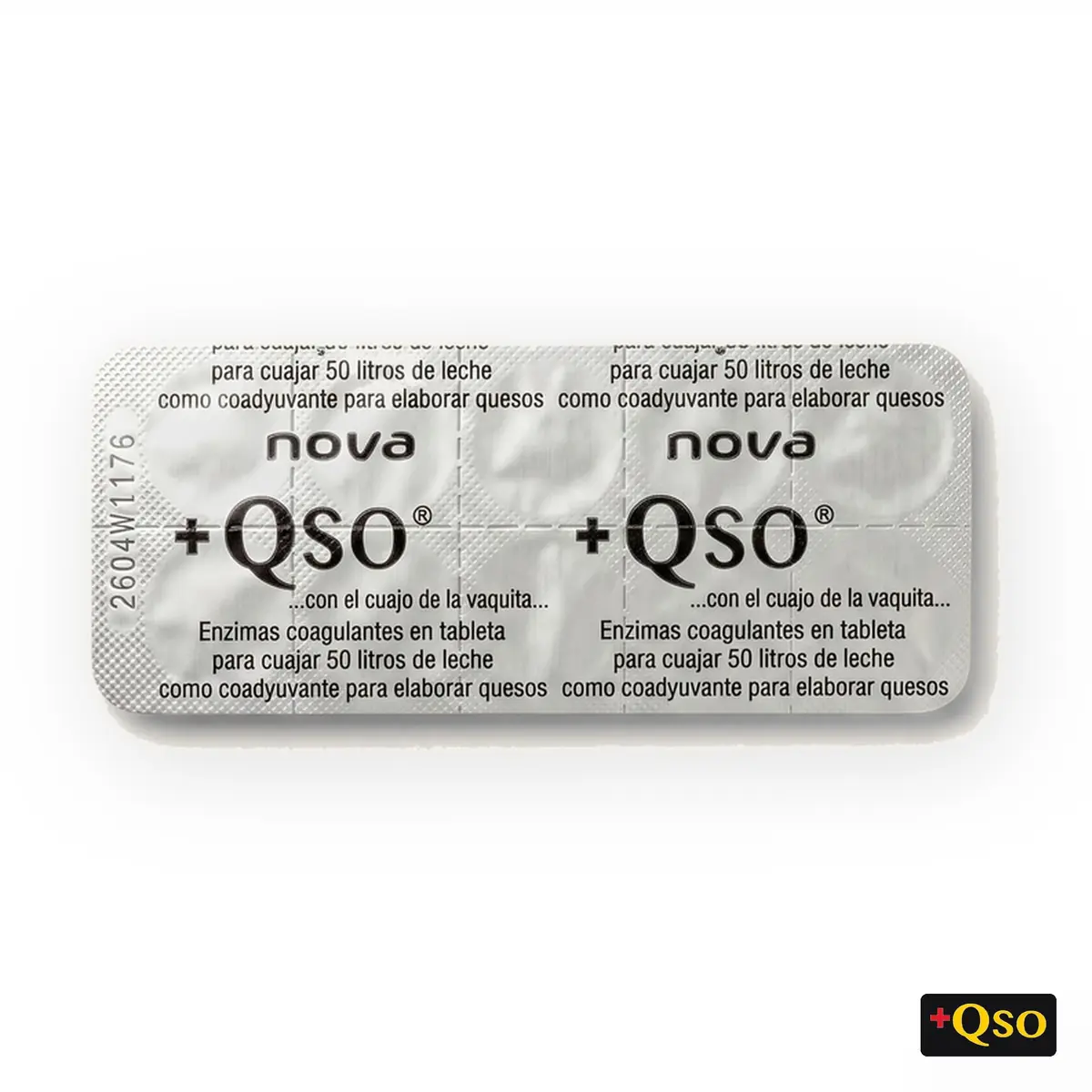 +QSO Vegetable Rennet Tablets Strip of 10 | 1/2 Tablet Sets 2 Gallons Milk - view 2