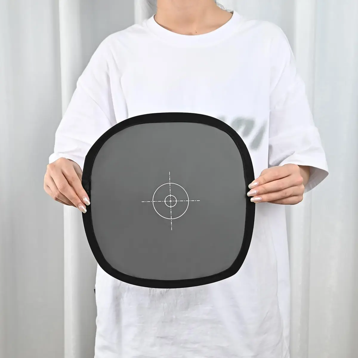 Lightdow 12 x 12 Inch (30 x 30 cm) White Balance 18% Gray Reference Reflector with Carry Bag | Photography Color Accuracy Target - view 3
