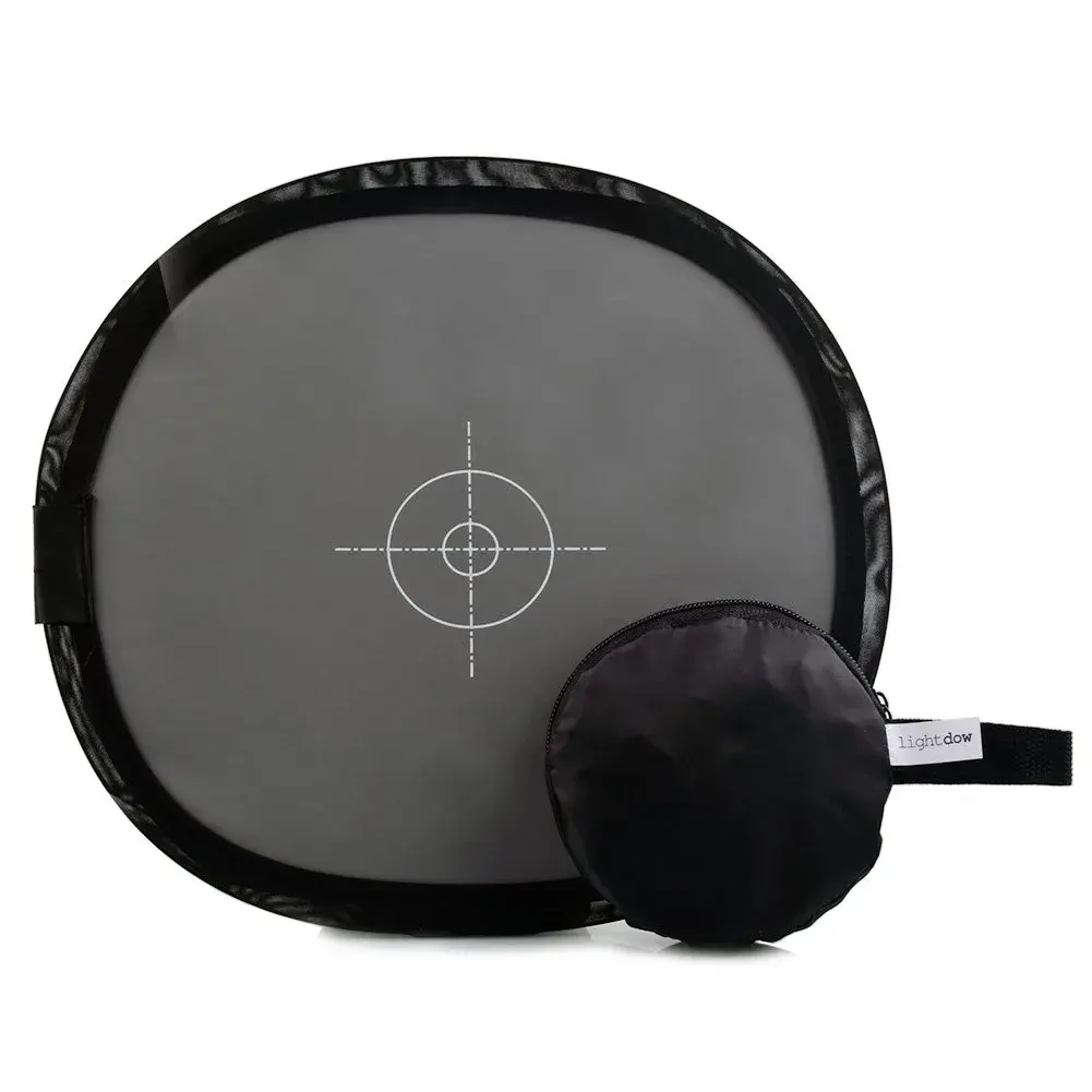 Lightdow 12 x 12 Inch (30 x 30 cm) White Balance 18% Gray Reference Reflector with Carry Bag | Photography Color Accuracy Target - view 4