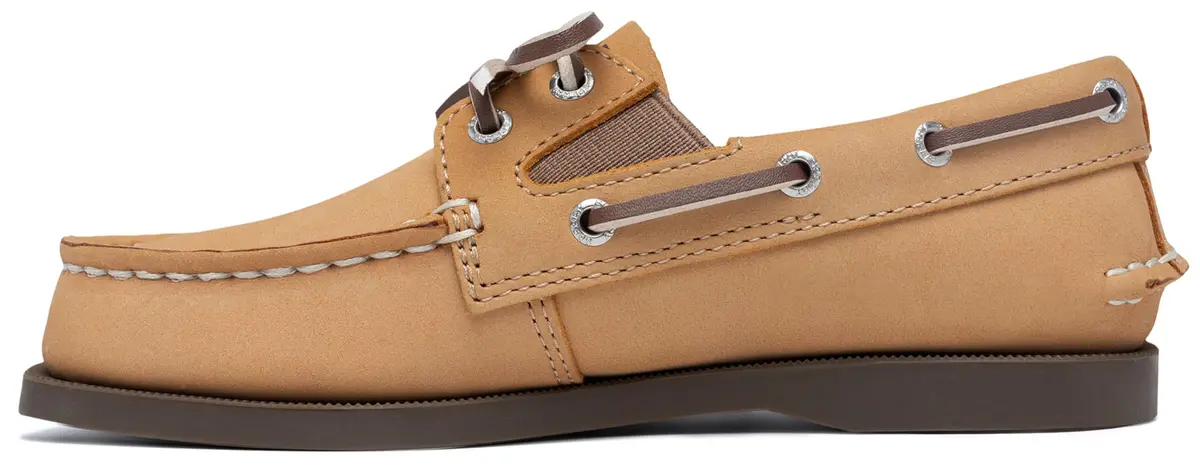 Sperry Boys Authentic Original Slip on Boat Shoe, Sahara, 4 Big Kid US | Classic American Style for Kids - view 6