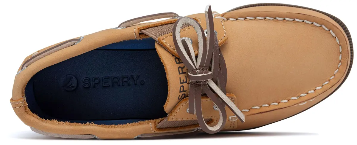 Sperry Boys Authentic Original Slip on Boat Shoe, Sahara, 4 Big Kid US | Classic American Style for Kids - view 7