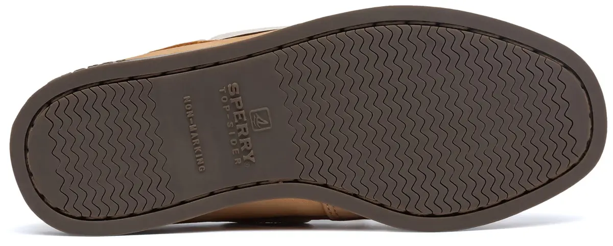 Sperry Boys Authentic Original Slip on Boat Shoe, Sahara, 4 Big Kid US | Classic American Style for Kids - view 8