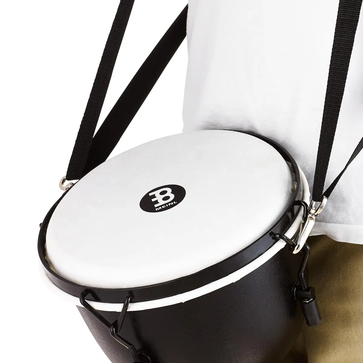 Meinl Percussion Heavy Duty Djembe Strap with Quick Change Hook & Adjustable Shoulder Padding (Black) | Secure African Drum Support - view 2