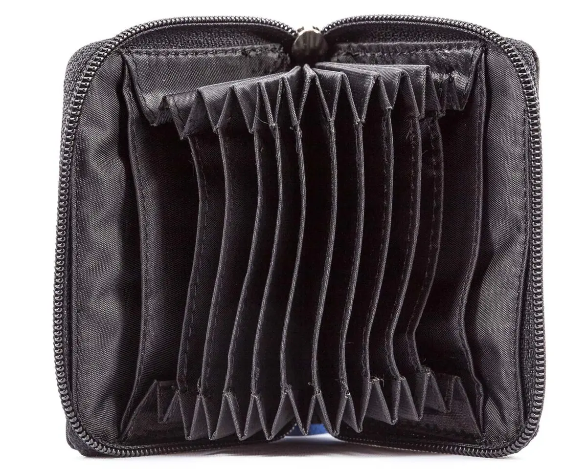 Big Skinny Polka Accordion Card Case Wallet Black 10.8 cm (4.25 Inch) | Holds 30 Cards - view 6