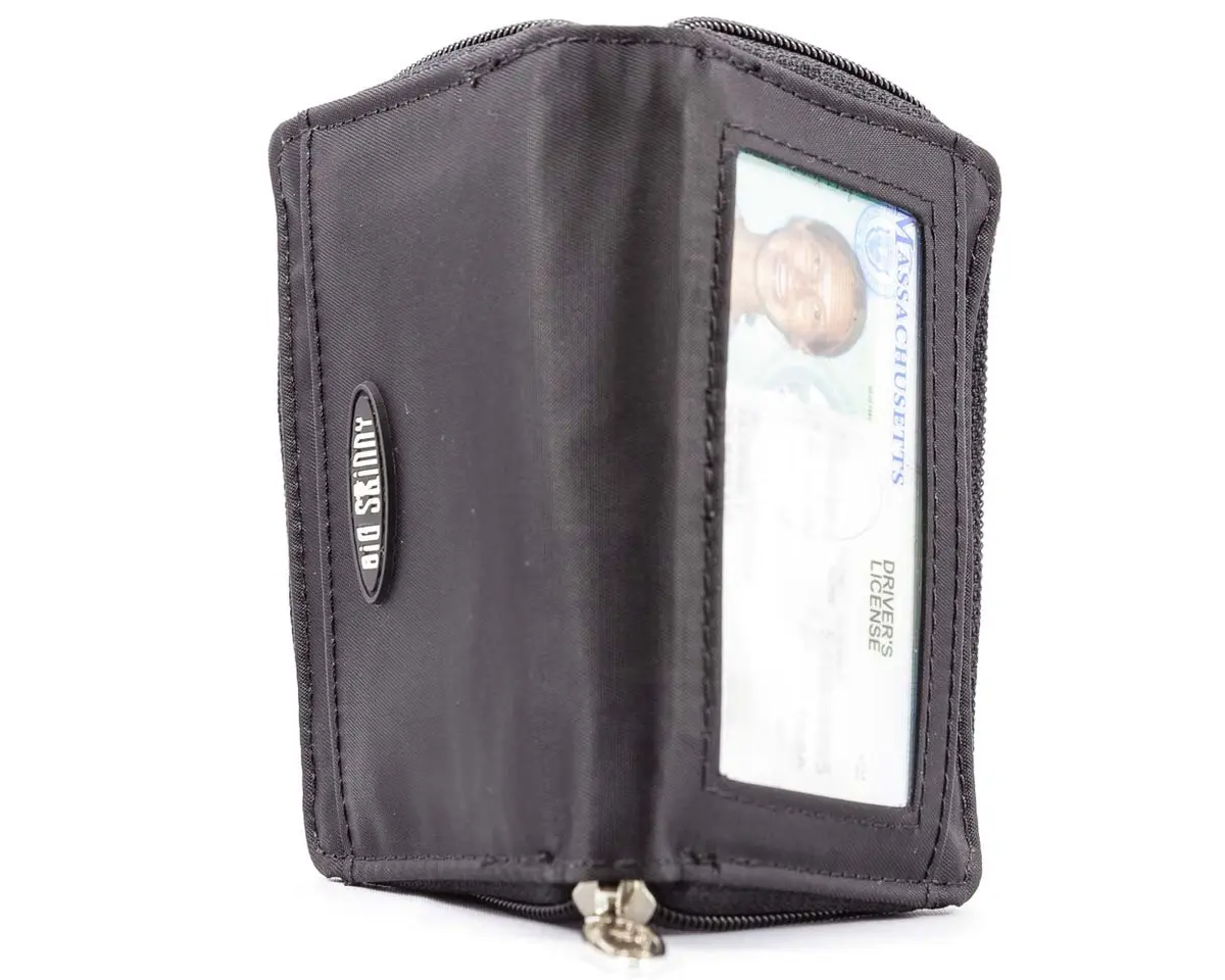 Big Skinny Polka Accordion Card Case Wallet Black 10.8 cm (4.25 Inch) | Holds 30 Cards - view 3