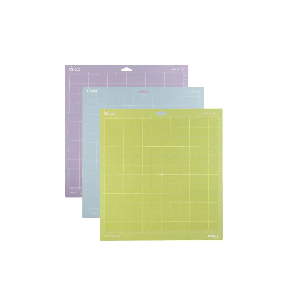 Cricut Variety Pack Cutting Mats 12"x12" (3-Pack) | LightGrip, StandardGrip, StrongGrip for Cricut Maker & Explore - main product image