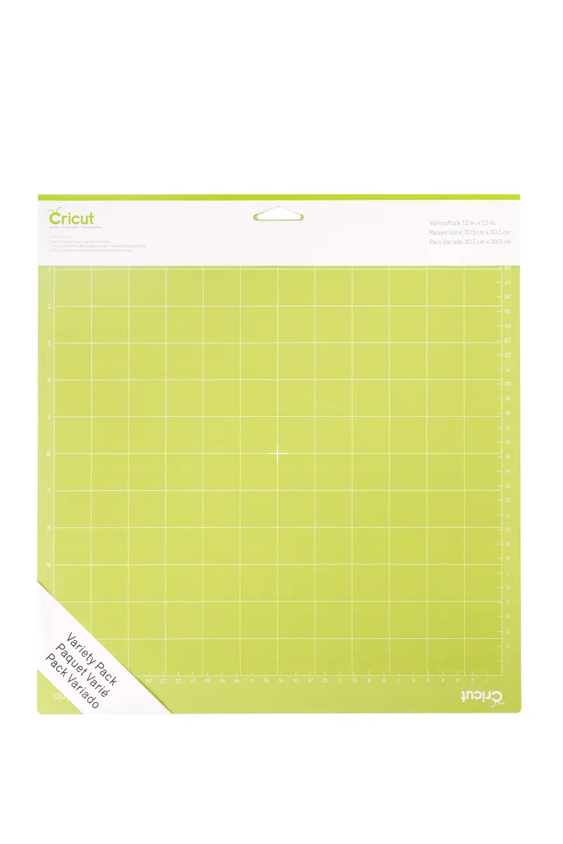 Cricut Cutting Mat Variety Pack (4 Count, 12in x 12in) | Reusable Adhesive Mats for Vinyl, Paper & Iron-On - view 2