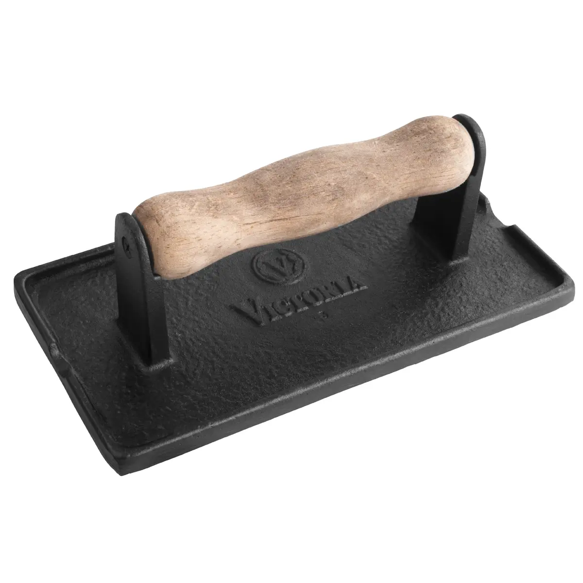 Victoria Cast Iron Panini Press, Seasoned with Kosher Certified Flaxseed Oil | Durable, Versatile & Long-Lasting (120 chars) - main product image