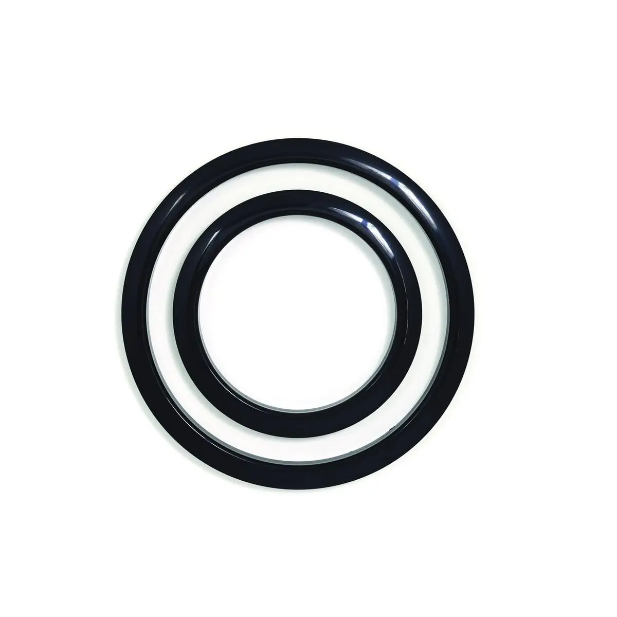 Gibraltar 5" Port Hole Protector Rings | Bass Drum Head Protection, Black Finish, Easy Snap-On Fit - main product image