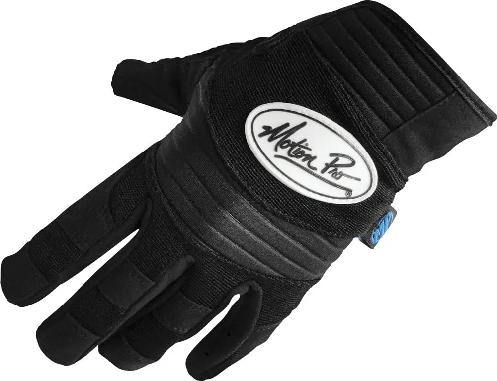 Motion Pro Tech Gloves | Mens/Unisex Leather Protective Gear, 2XL, Black - main product image