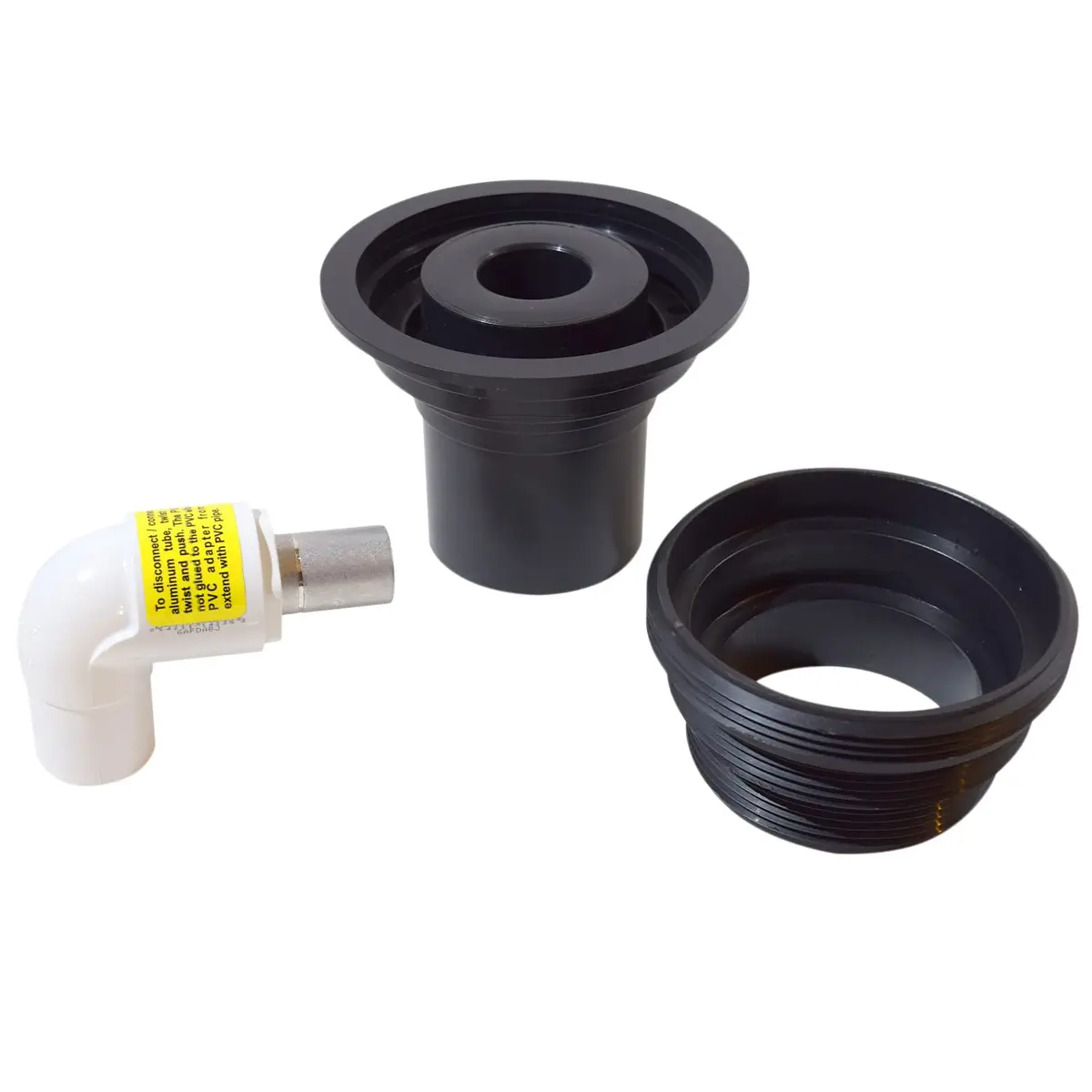 Valterra SS06 Sewer Adapter for SewerSolution System | Black Plastic NPT Thread - view 2