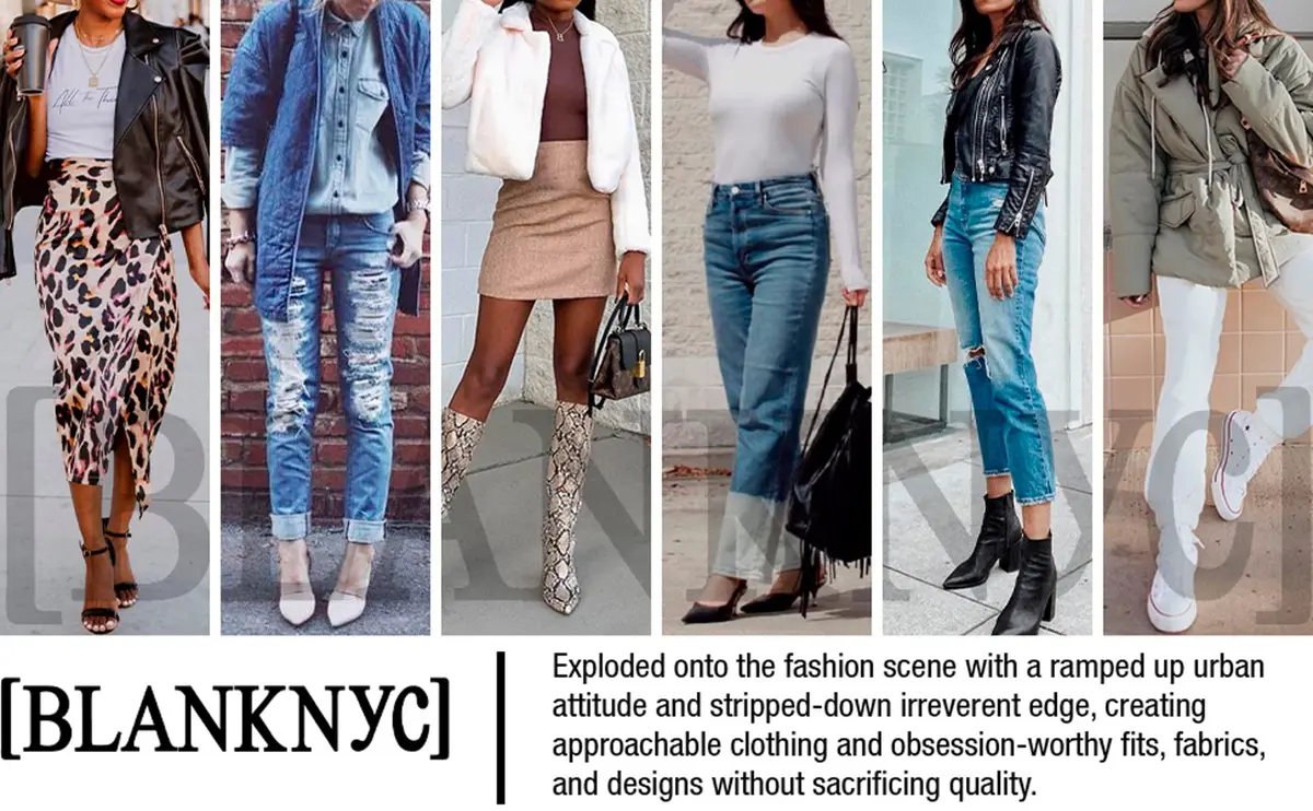 [BLANKNYC] Girls 7-16 Skinny Jean, White Lines, 10 | Mid Rise Skinny Denim for Girls - view 2