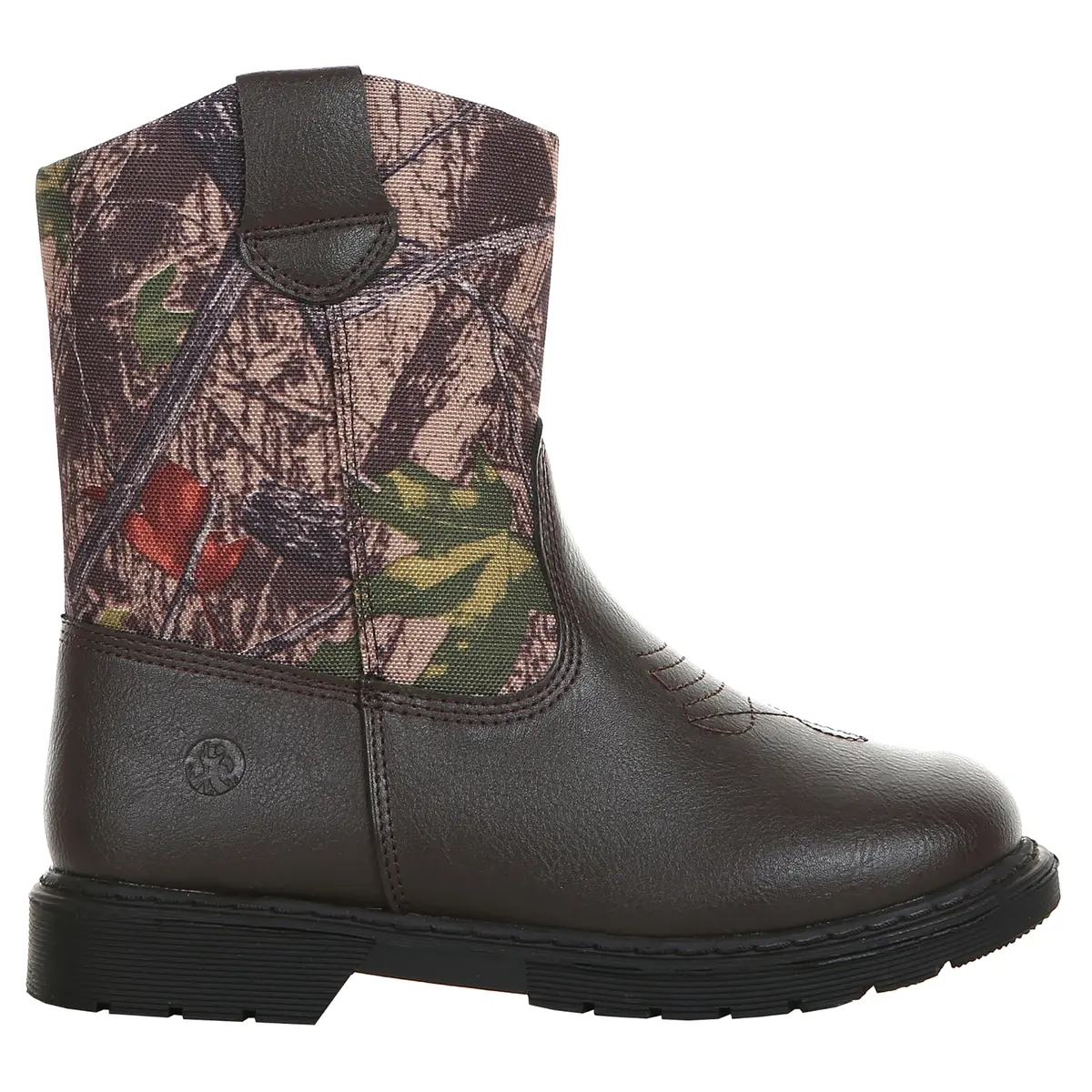 Northside Partner Cowboy Boot, Brown Camo, 2 M US Little Kid | Rugged Outdoor Western Style - view 2