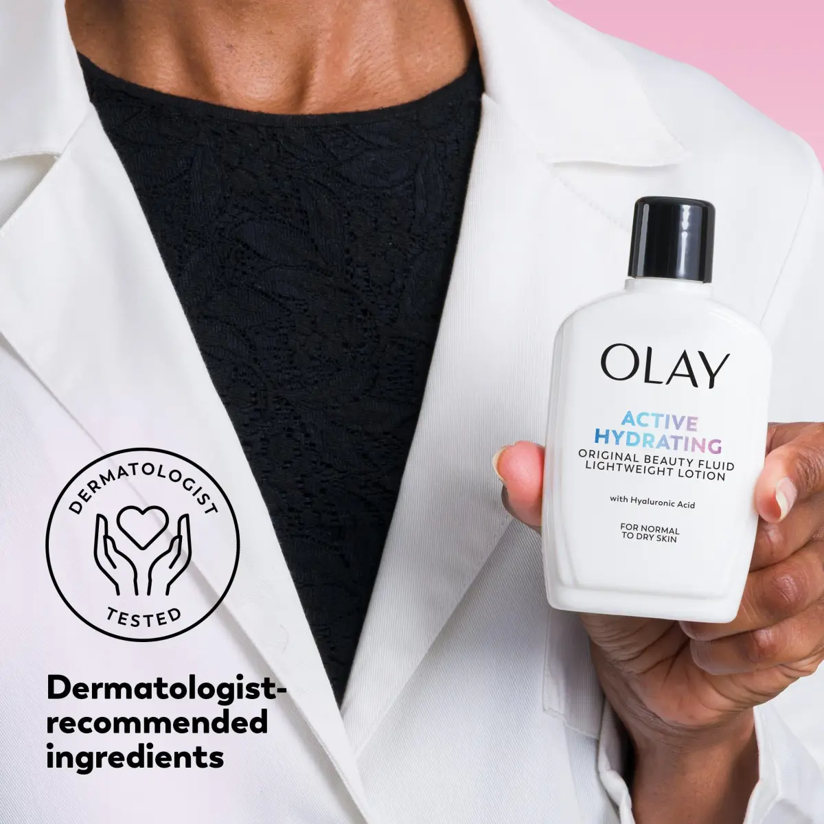 Olay Active Hydrating Beauty Moisturizing Lotion 177ml (6 fl oz) | 48-Hour Hydration for Dry, Sensitive Skin - view 5