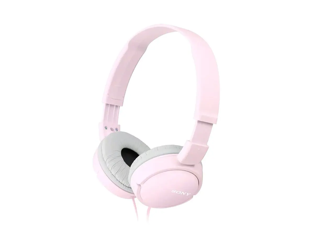 Sony MDRZX110 Wired On-Ear Headphones, Pink | 30mm Drivers, Lightweight Comfort, Tangle-Free Cord - main product image