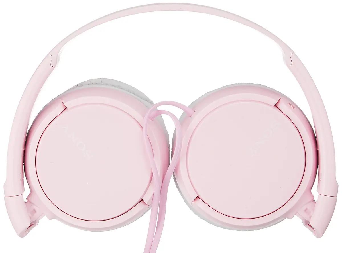 Sony MDRZX110 Wired On-Ear Headphones, Pink | 30mm Drivers, Lightweight Comfort, Tangle-Free Cord - view 5