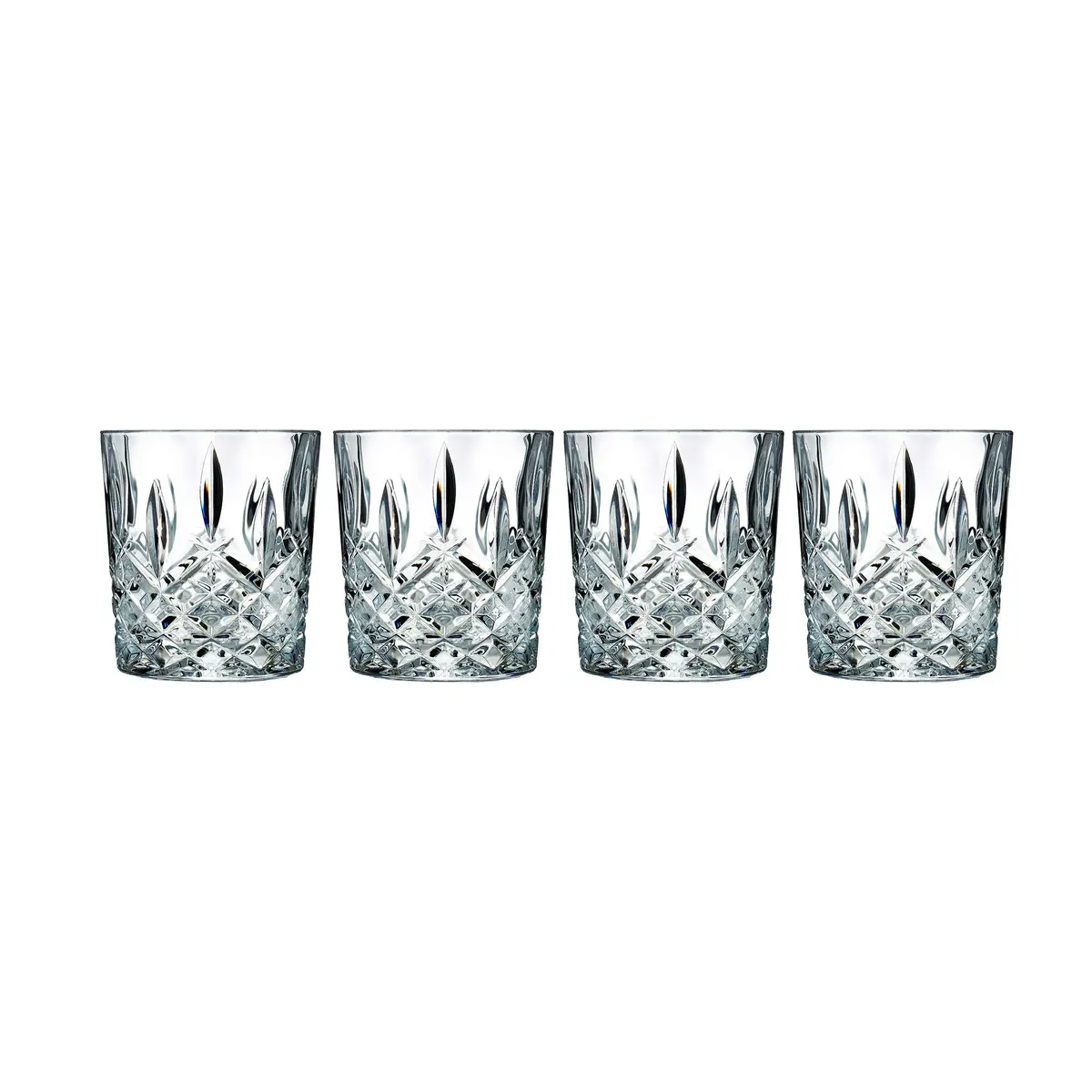 Marquis by Waterford Markham Double Old Fashioned Glasses Set of 4, 11 oz, Clear - main product image