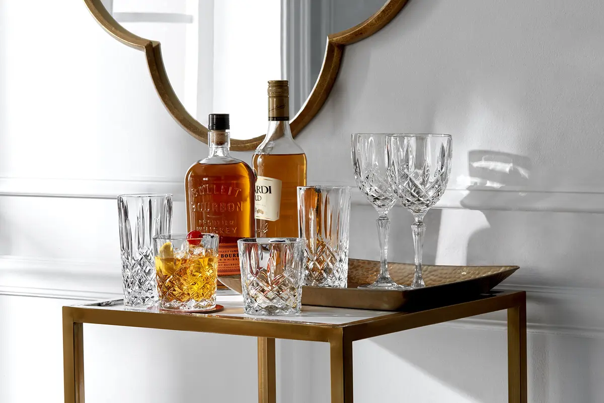 Marquis by Waterford Markham Double Old Fashioned Glasses Set of 4, 11 oz, Clear - view 2