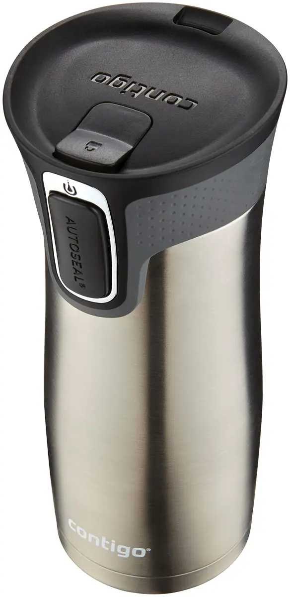 Contigo West Loop Stainless Steel Travel Mug with AUTOSEAL Lid, 16oz (473ml), Black | Spill-Proof Coffee Tumbler for Commutes - main product image