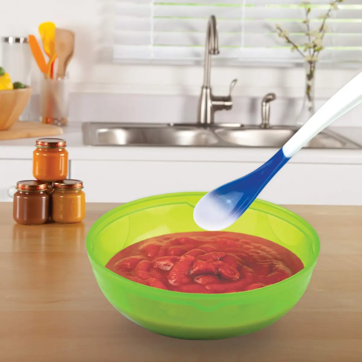 Munchkin White Hot Safety Baby Spoons, BPA Free, 4 Pack | Heat-Sensitive Tip for Safe Feeding - view 2