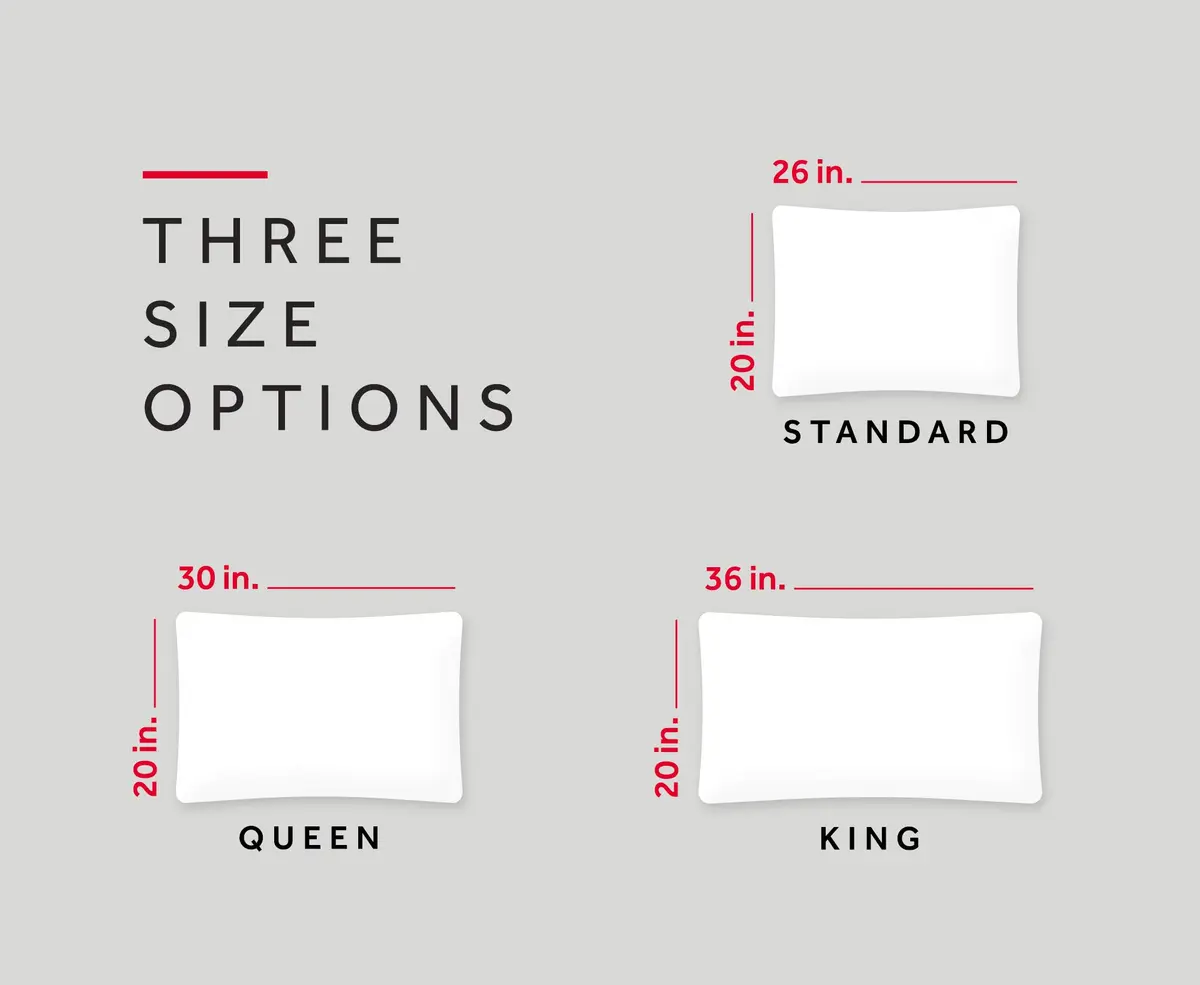 Marriott Luxury Hotel Pillow King Size | 91.4cm (36in) x 66cm (26in) Dual-Chamber Feather & Down Pillow - view 6