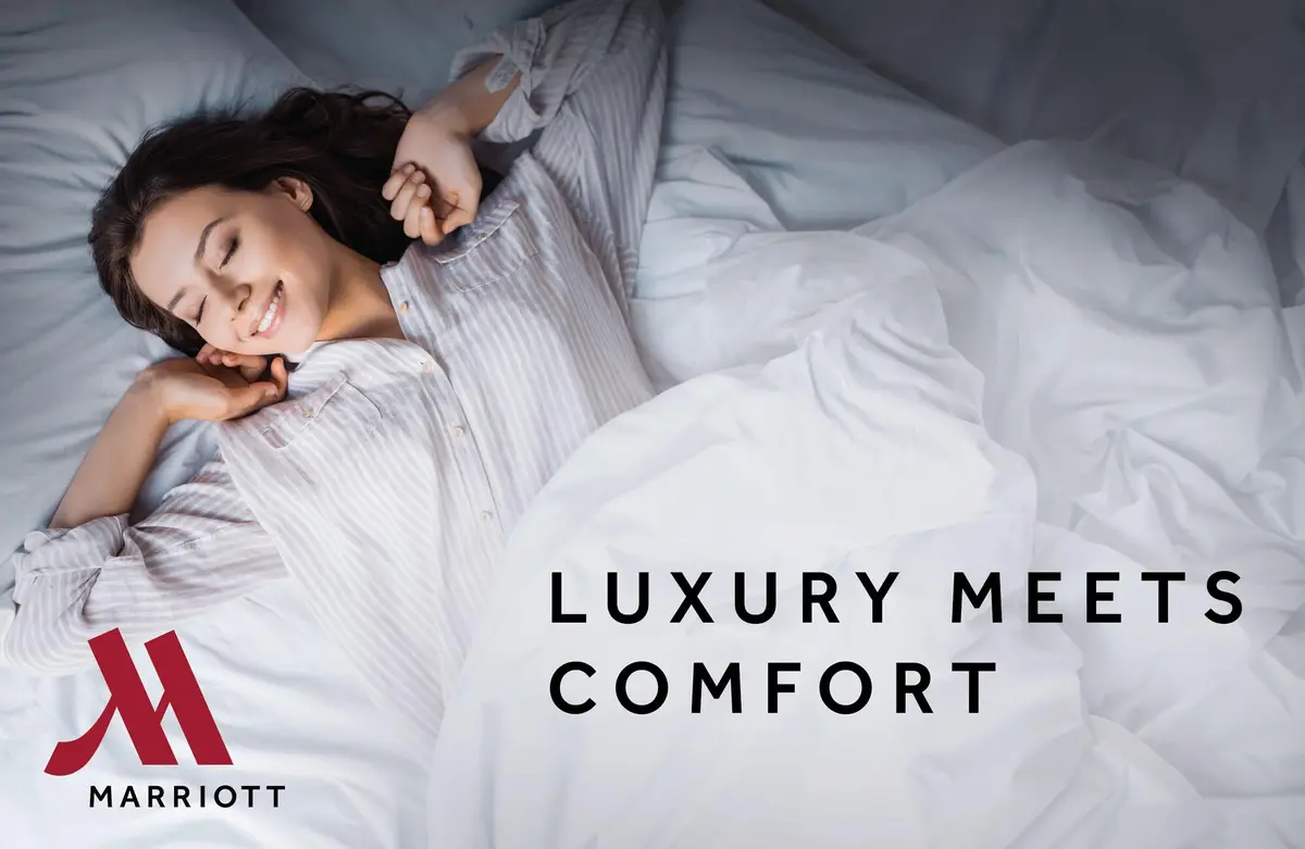 Marriott Luxury Hotel Pillow King Size | 91.4cm (36in) x 66cm (26in) Dual-Chamber Feather & Down Pillow - view 2