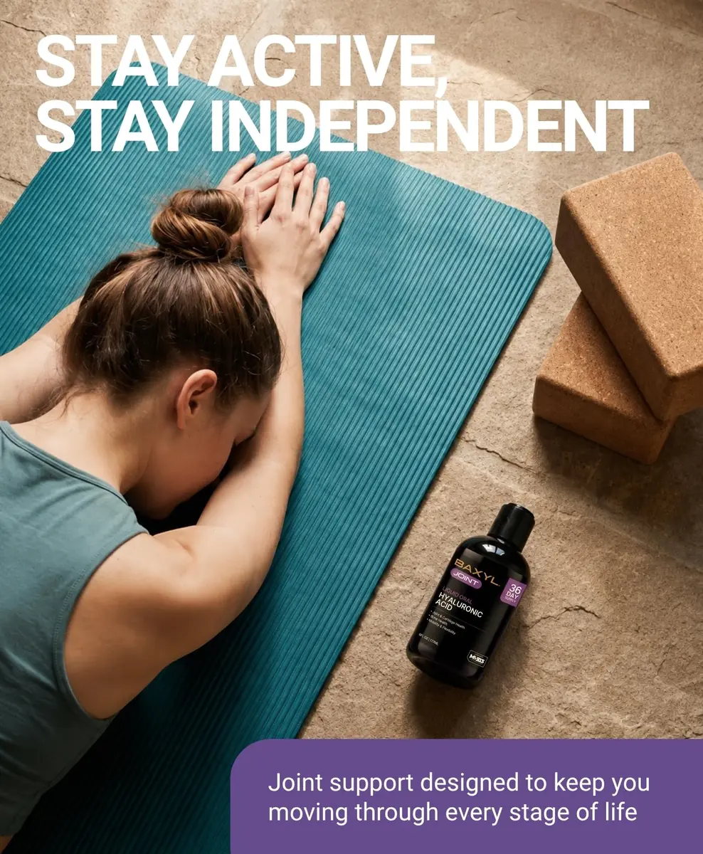 BAXYL Liquid Hyaluronic Acid Supplement for Joint & Skin, 6 Oz | Fast Absorbing, Vegan, Gluten-Free - view 5