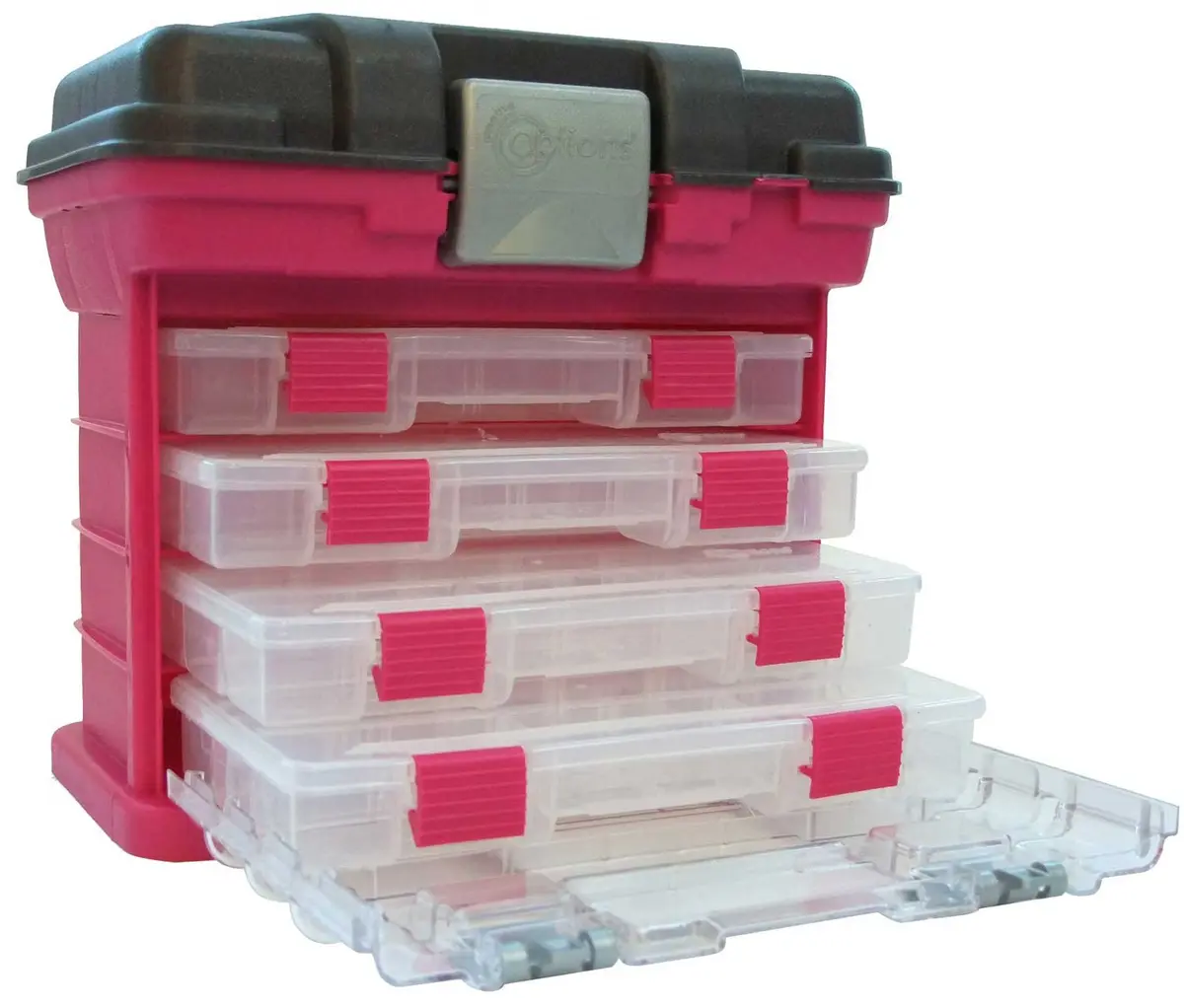 Creative Options Grab'n'Go Rack System, Small | Portable Craft Organizer with Acrylic Windows - view 3