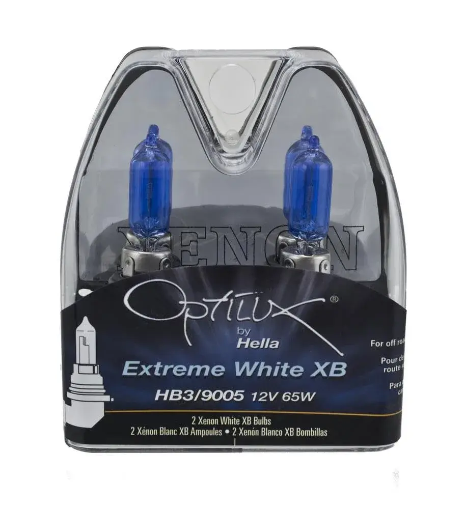 Hella Optilux XB Series 9005 Xenon White Halogen Bulbs 65W (2-Pack) | High Output Off-Road Lighting - view 2