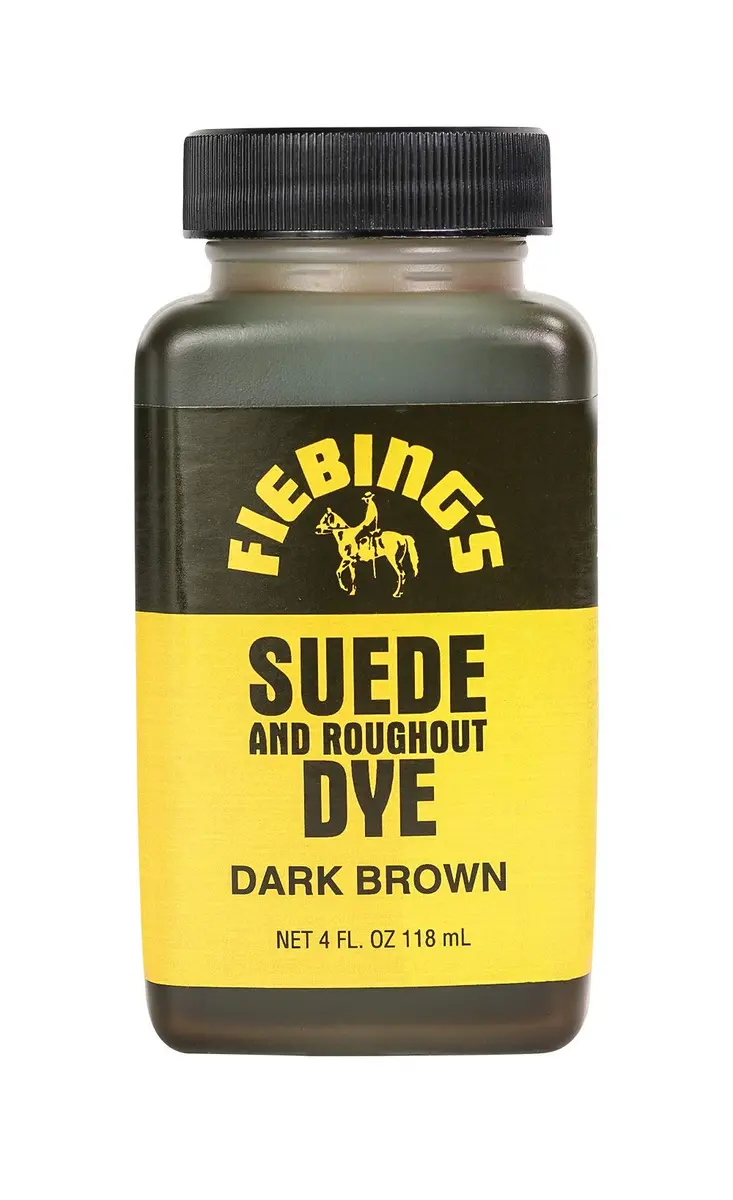 Fiebing's Dark Brown Suede Dye (4 oz) | Recolor & Restore Suede & Leather Shoes - main product image