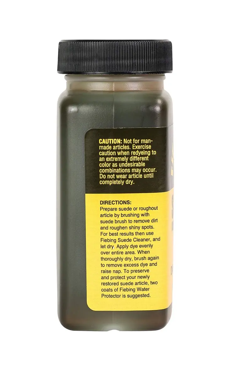 Fiebing's Dark Brown Suede Dye (4 oz) | Recolor & Restore Suede & Leather Shoes - view 2