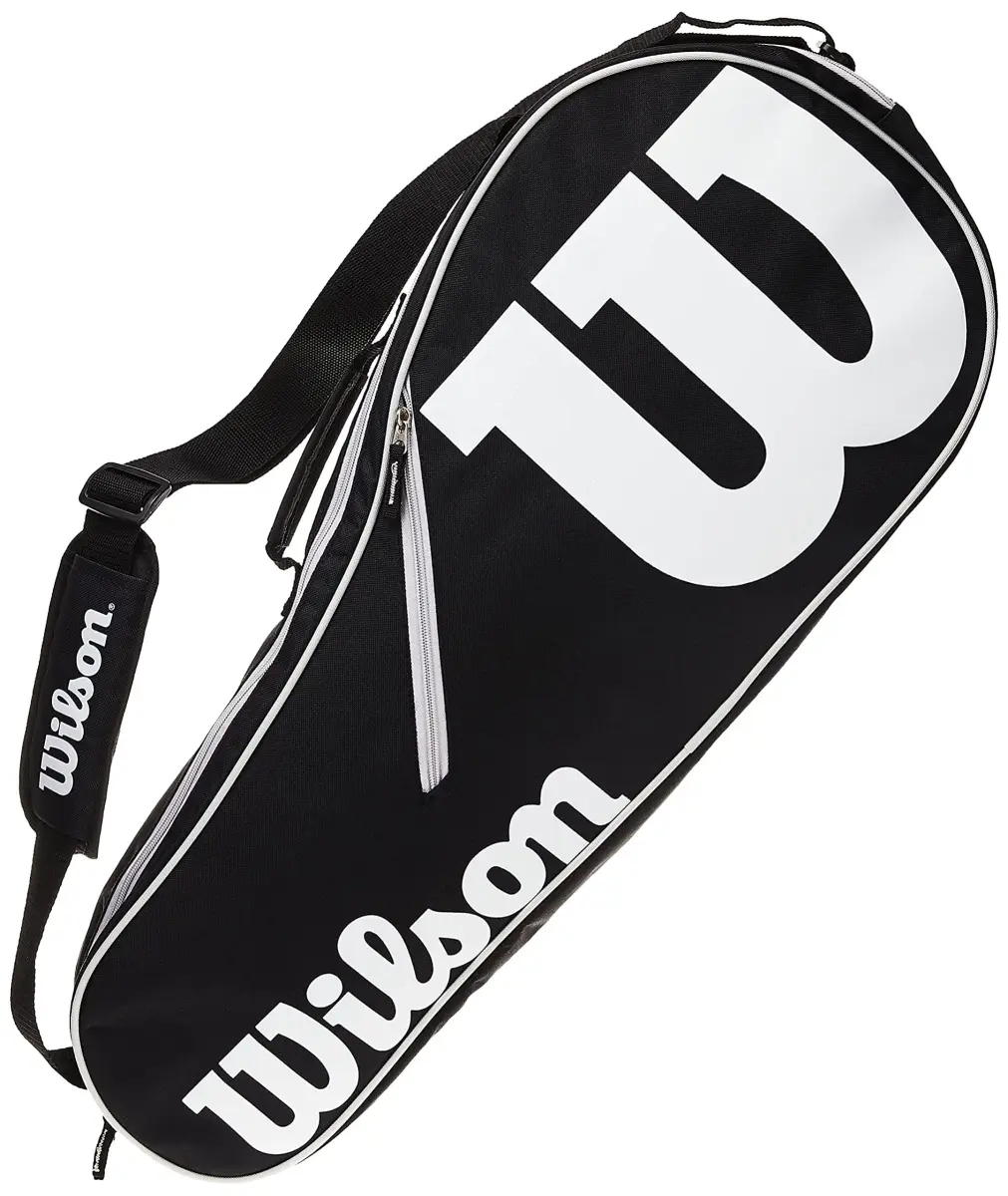 WILSON Advantage II Tennis Bag Black/White | Holds 3 Racquets - view 3