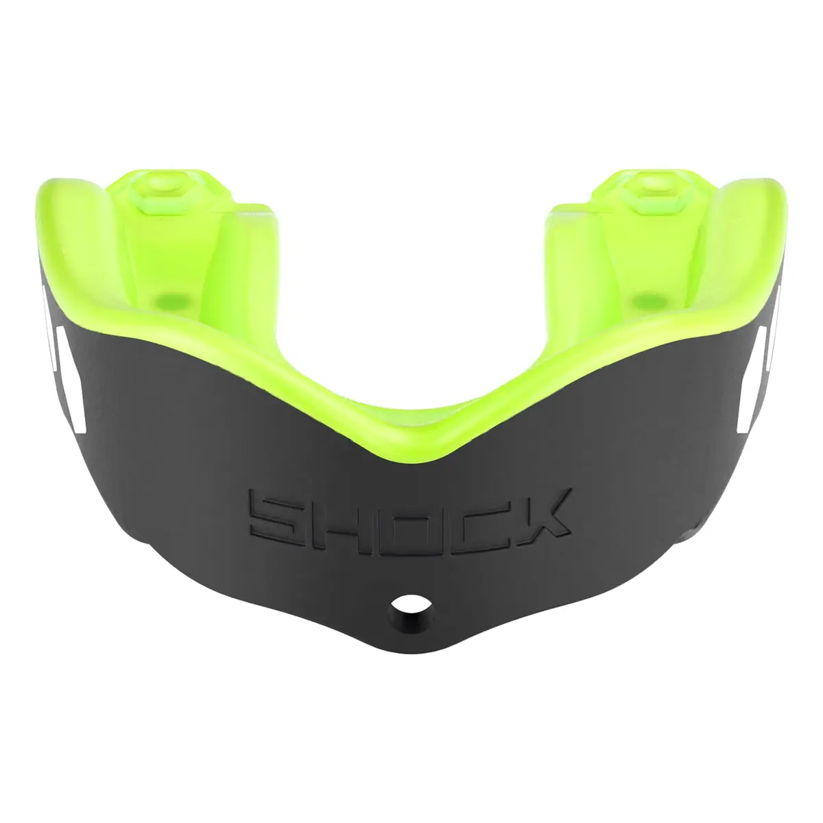 Shock Doctor Gel Max Heavy Duty Sports Mouthguard with Strap, Adult & Youth, Lemonlime, 1 Count | Boil and Bite Custom Fit for Contact Sports - main product image