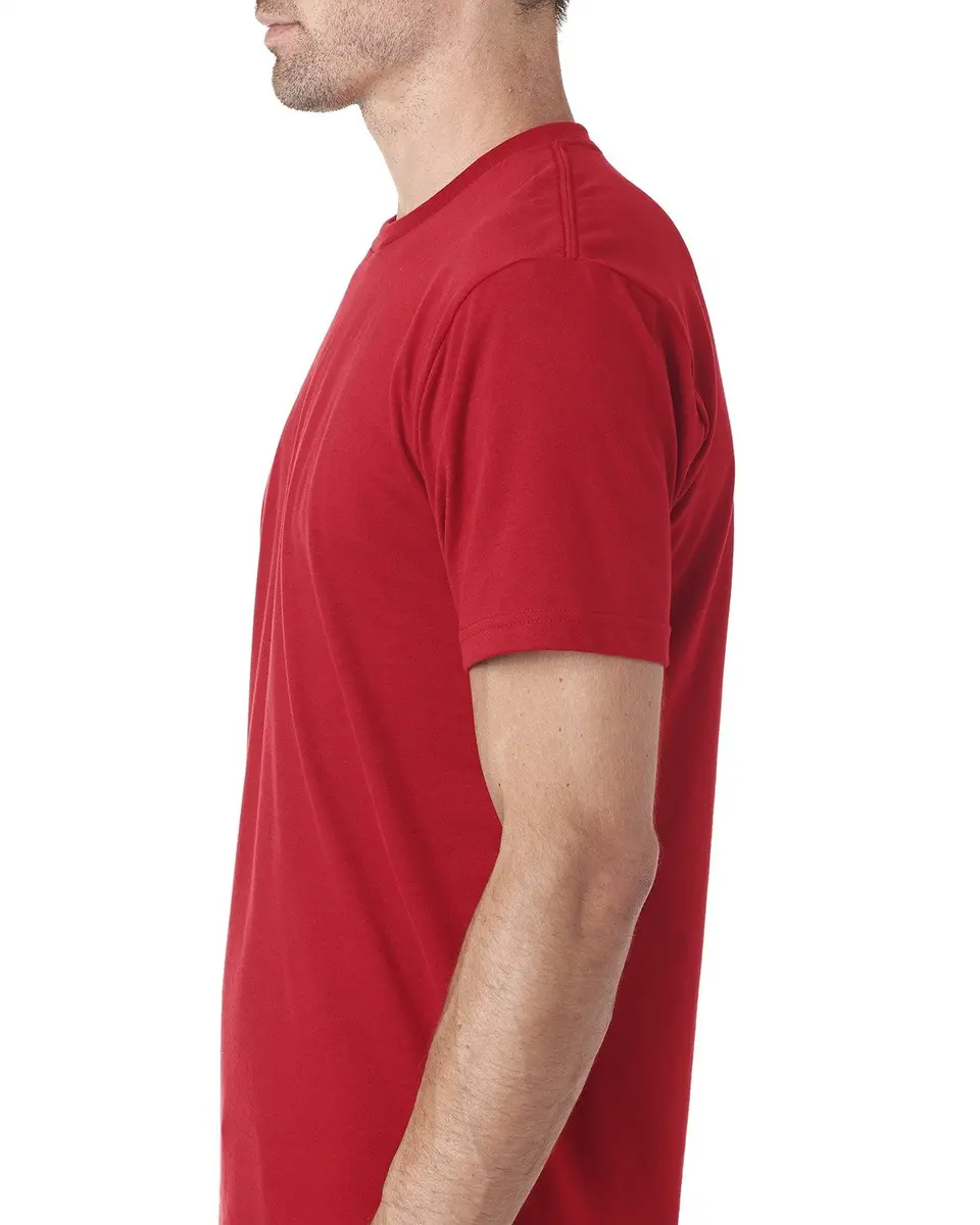 The Next Level Sueded Crew XL RED | Casual Men's T-Shirt, 60% Cotton & 40% Polyester, Regular Fit - view 2