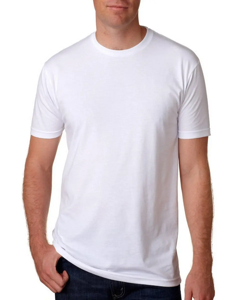 The Next Level Sueded Crew XL RED | Casual Men's T-Shirt, 60% Cotton & 40% Polyester, Regular Fit — White / Small - main product image