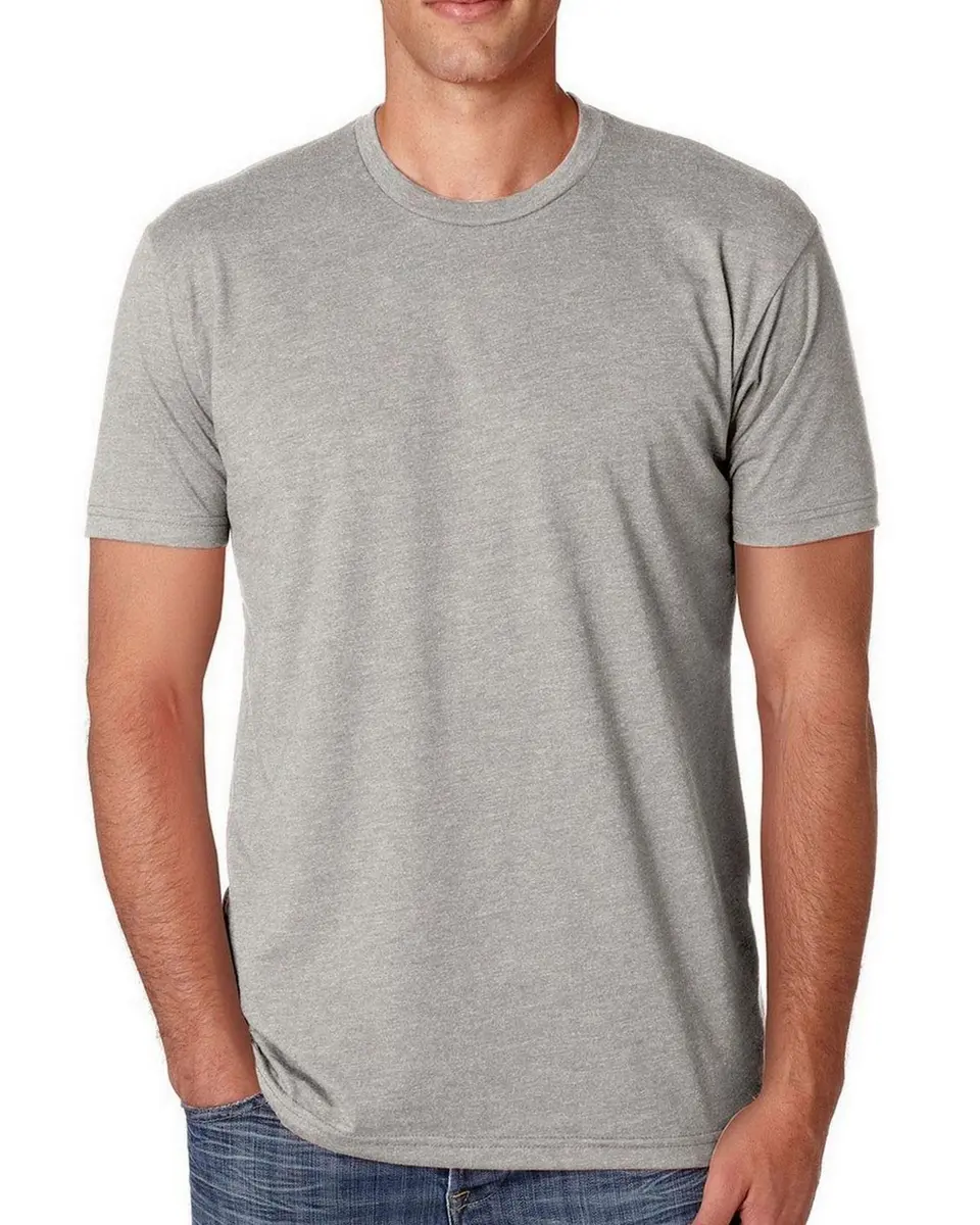 The Next Level Sueded Crew XL RED | Casual Men's T-Shirt, 60% Cotton & 40% Polyester, Regular Fit — White / Small - view 2