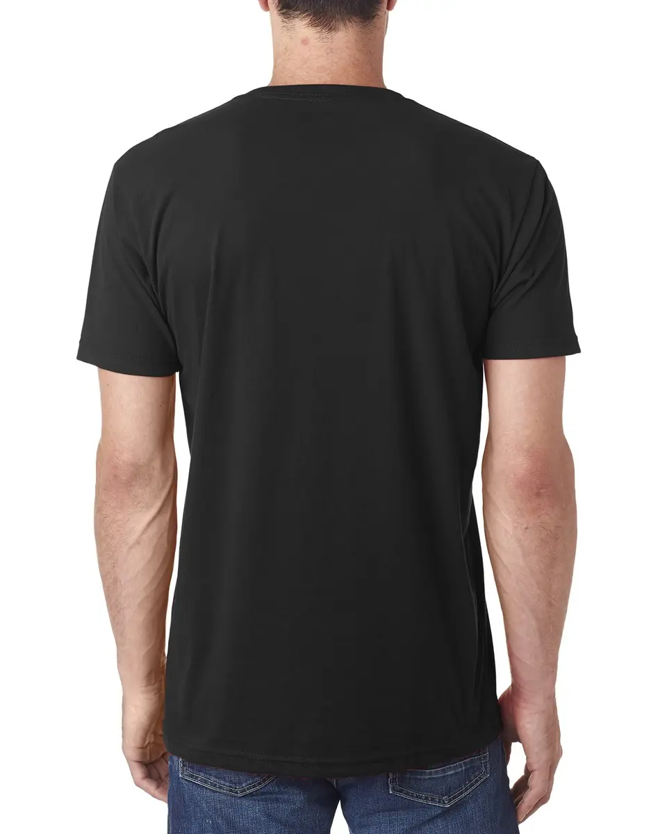 The Next Level Men's Sueded V-Neck T-Shirt Black XS | Lightweight Cotton-Poly Blend for Daily Wear - view 2