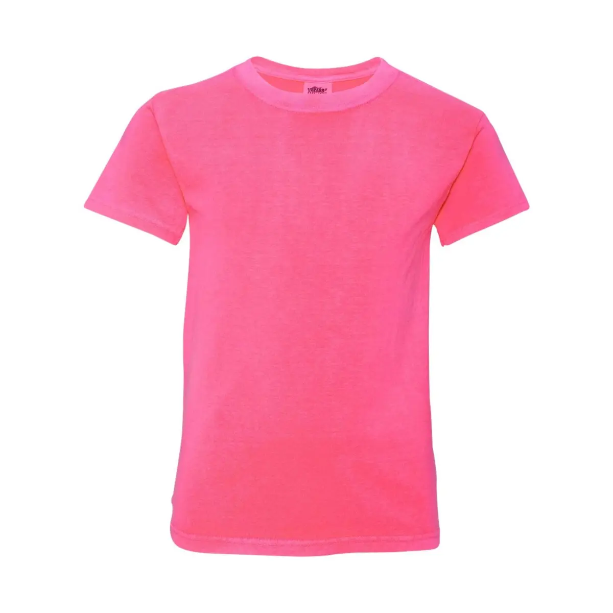 Comfort Colors Youth Midweight RS T-Shirt L NEON PINK | 100% Cotton Tee - main product image