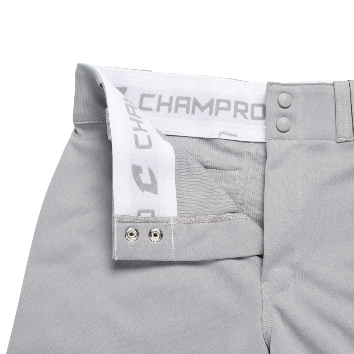 CHAMPRO Triple Crown Polyester Knicker, Grey, Small US | Durable Baseball Pants with Reinforced Knees - view 6