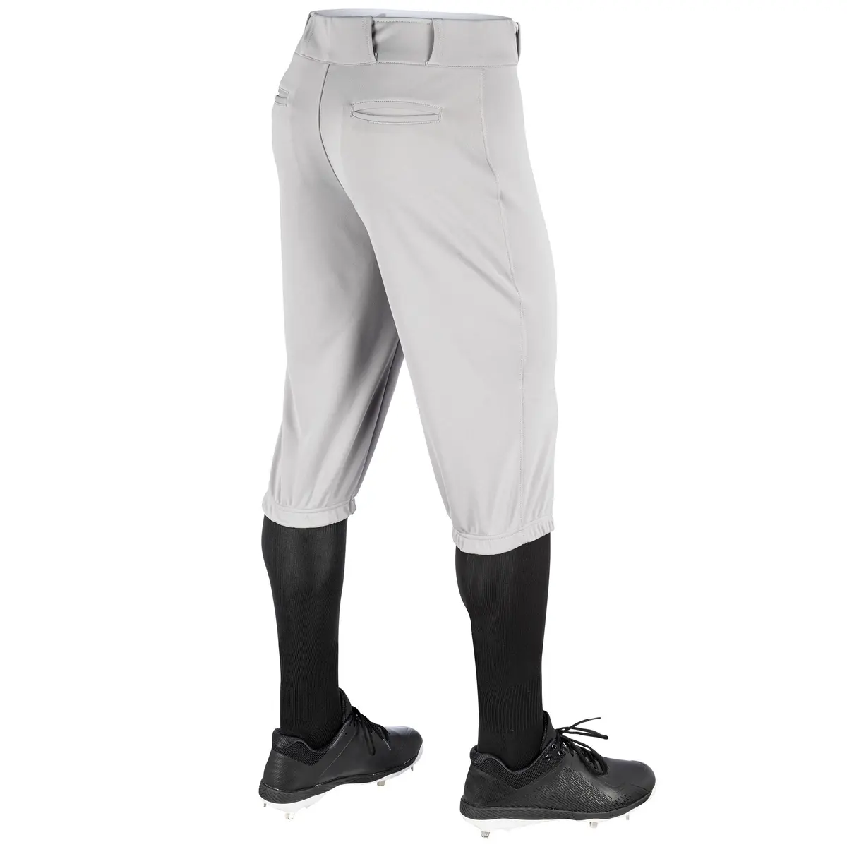 CHAMPRO Triple Crown Polyester Knicker, Grey, Small US | Durable Baseball Pants with Reinforced Knees - view 2