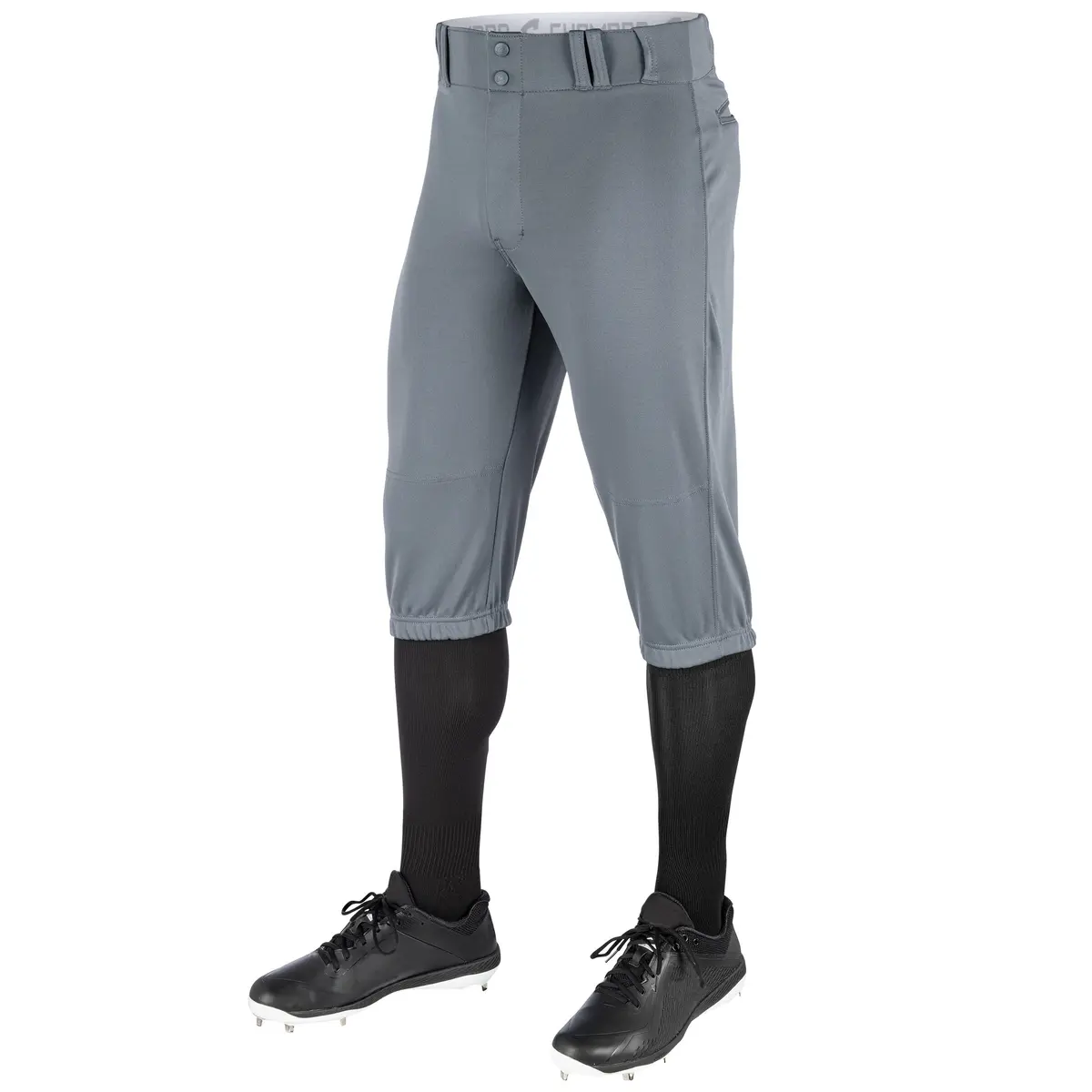 CHAMPRO Triple Crown Polyester Knicker, Graphite, Small US | Durable Baseball Pants with Reinforced Knees - main product image