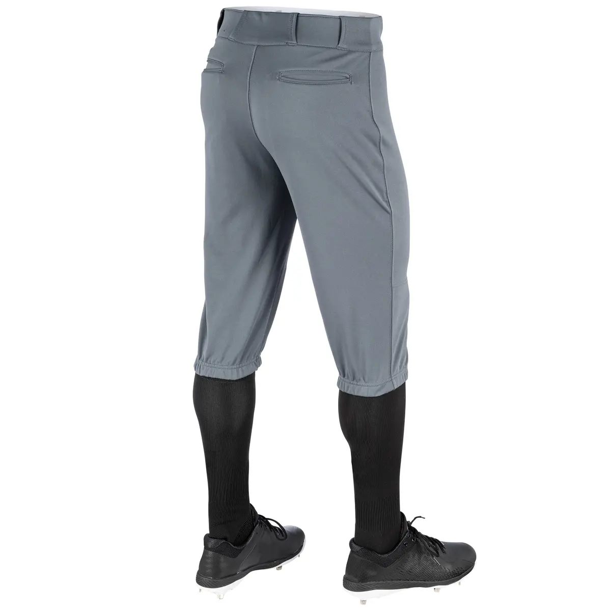 CHAMPRO Triple Crown Polyester Knicker, Graphite, Small US | Durable Baseball Pants with Reinforced Knees - view 2