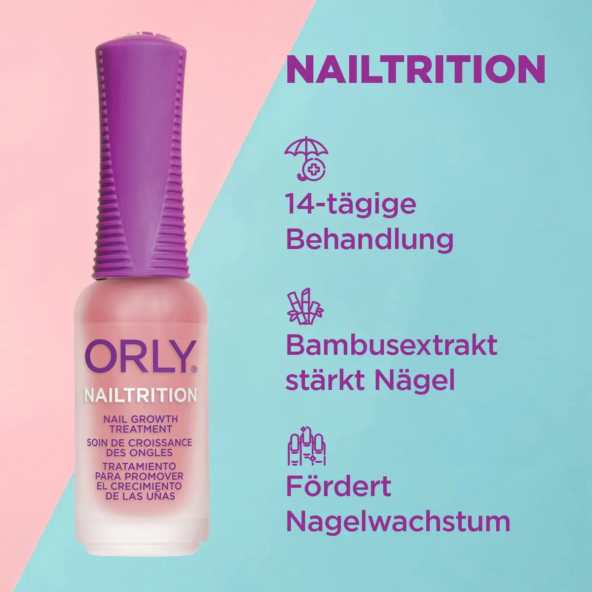 Orly Nailtrition Nail Strengthener Gel 9ml (0.3 Fl Oz) | Promotes Healthier, Faster Growth - view 2