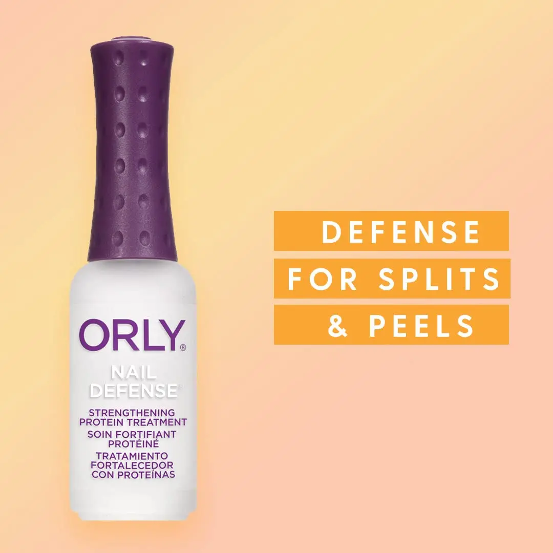 Orly Nail Defence Nail Strengthener Gel 9ml (0.3 Fl Oz) | Protein Enriched Formula for Brittle Nails - view 2