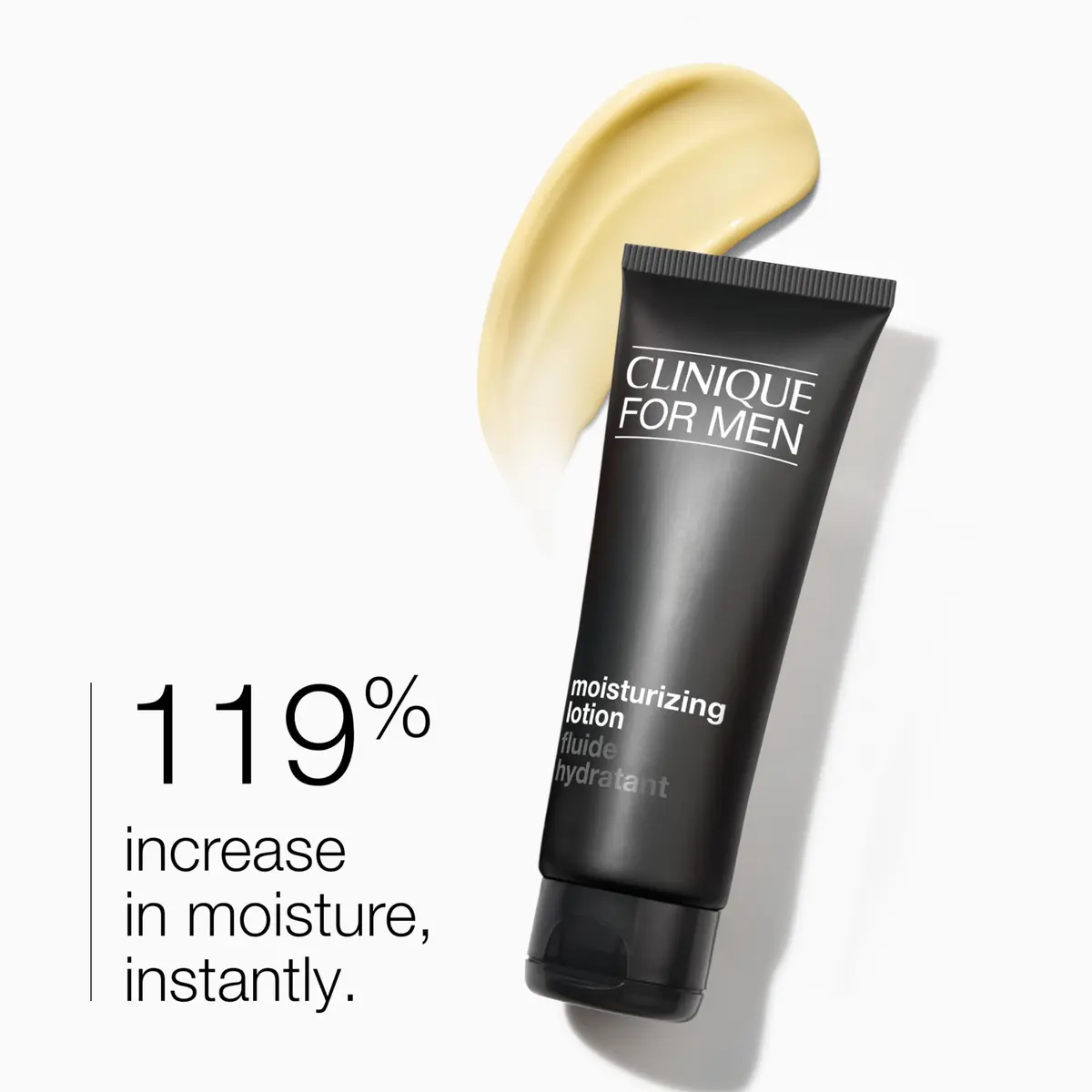 Clinique Moisturizing Face Lotion for Men 100 ml | Hydrating & Strengthening with Hyaluronic Acid - view 2