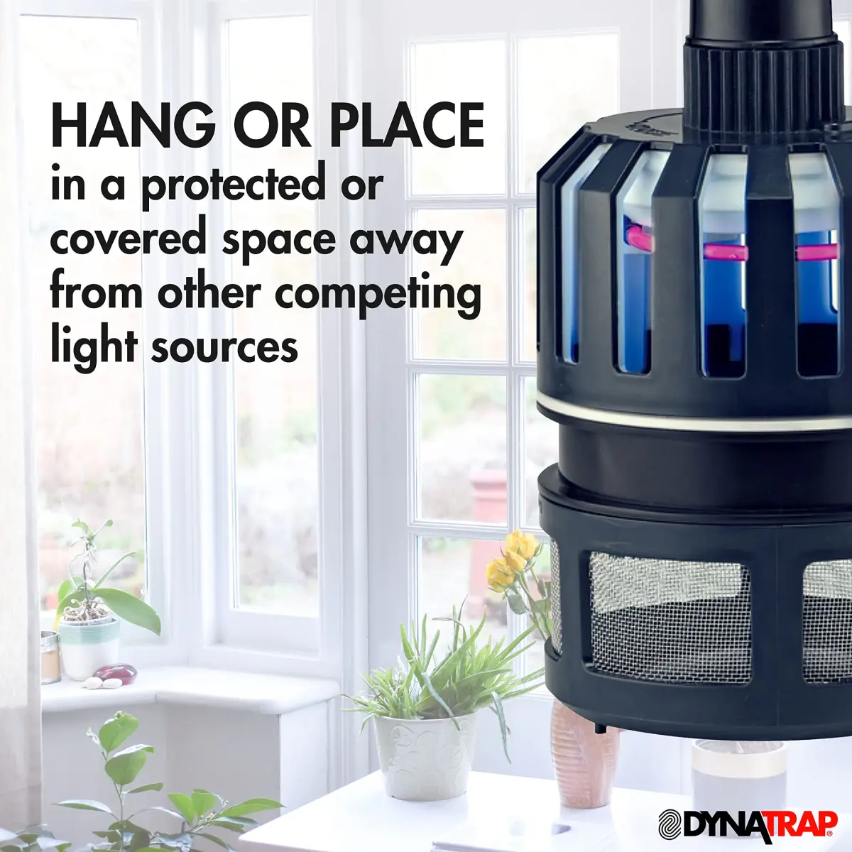 DynaTrap DT150 Indoor Mosquito & Flying Insect Trap | Kills Mosquitoes, Flies, Moths, Gnats, & Other Flying Insects - view 5