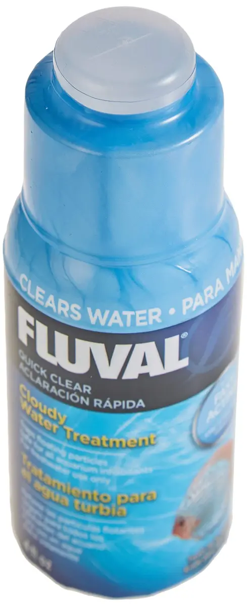 Fluval Quick Clear Aquarium Water Treatment 120ml (4 fl oz) | Traps Floating Particles - view 3