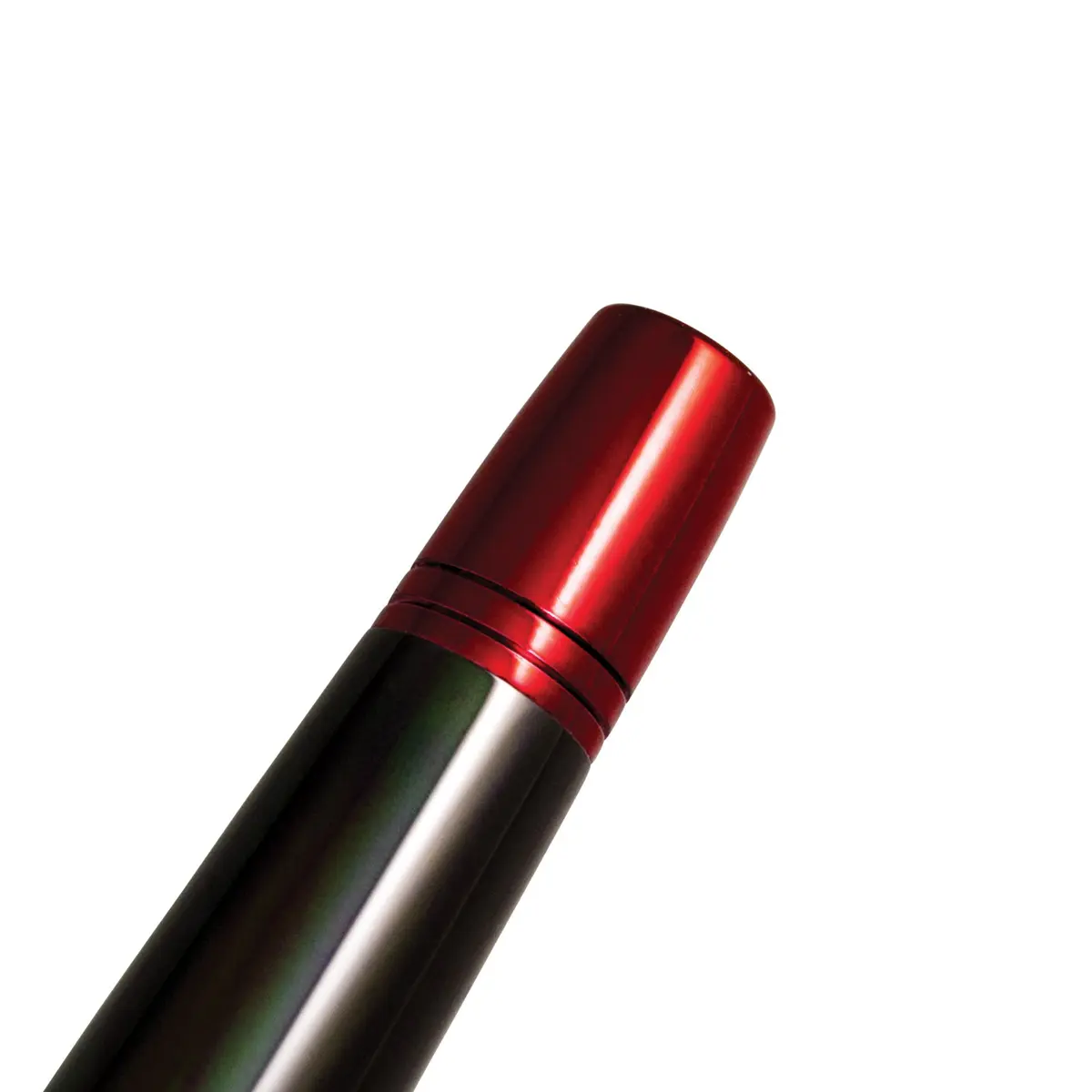 Monteverde Impressa Fountain Pen Gun Metal with Red Trim | Medium Point, German JoWo Nib, Refillable - view 7
