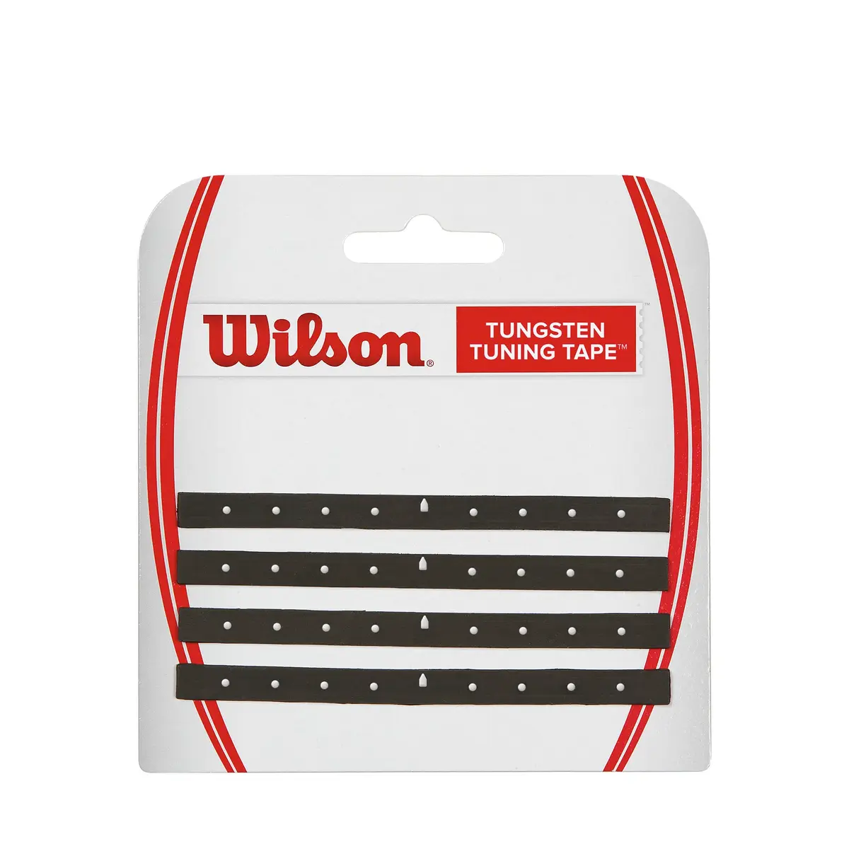 Wilson Tungsten Tuning Tape for Tennis Racquets, Black, 4 Strips (10g Total) - main product image
