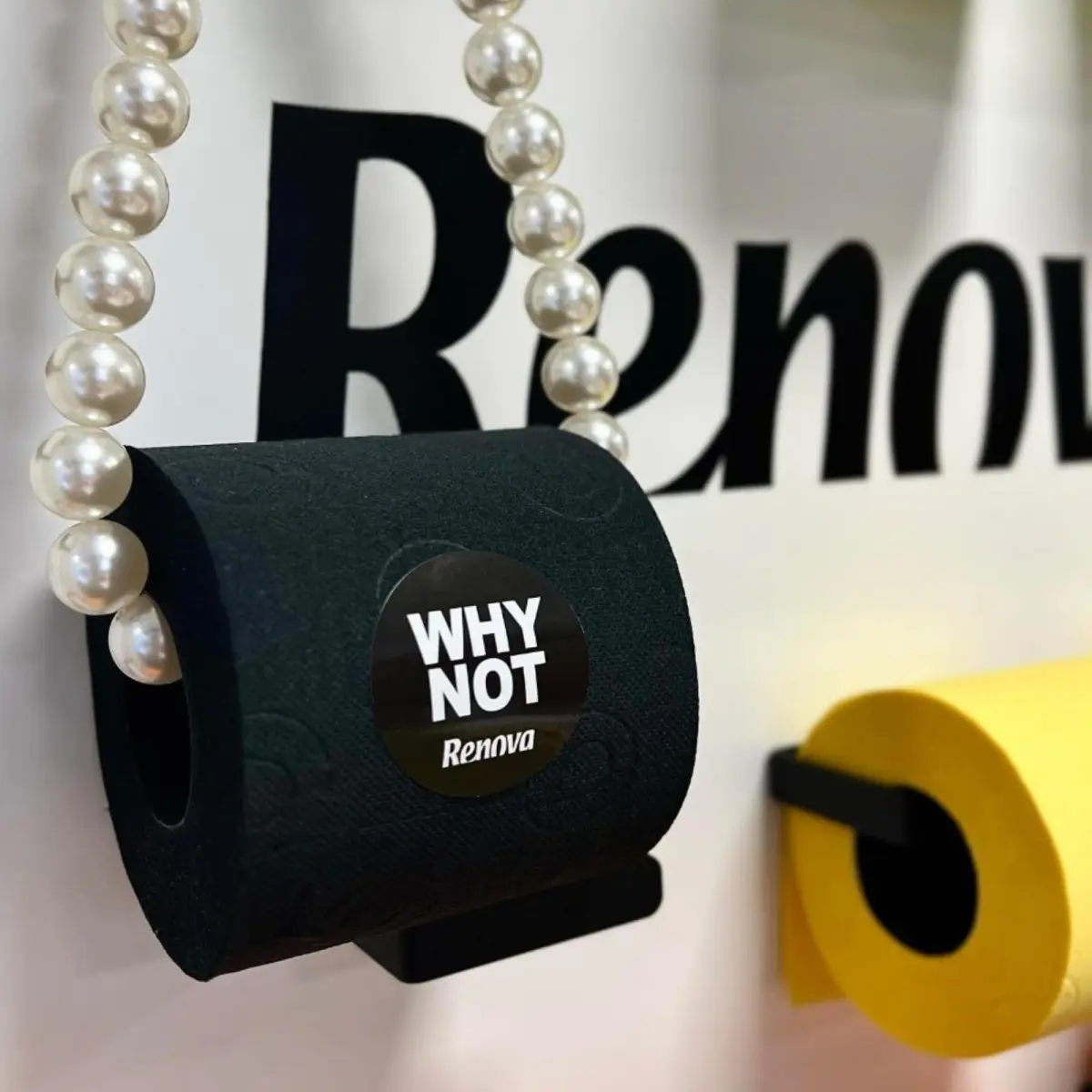 Renova Black Toilet Roll 6 Count (140 Sheets/Roll) | Triple-Ply Softness Imported from USA - view 5